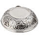 Bowl Paten in silver 800 with angel decoration s5