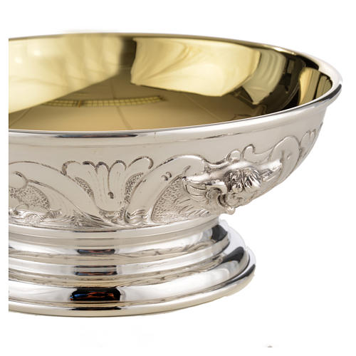 Bowl Paten in silver 800, gold plated interior 6