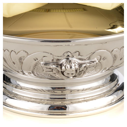 Bowl Paten in silver 800, gold plated interior 8