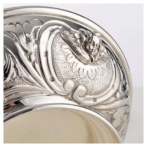 Bowl Paten in silver 800, gold plated interior 3