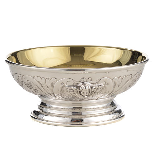 Coupe de communion argent 800 décor ange 5