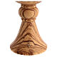 Chalice of olive wood and gold plated brass Bethlehem monks s3