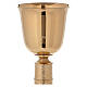 Calice e Pisside in ottone dorato 24K con nodo stile Medievalis s4