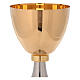 Calice e Pisside in ottone dorato 24K bicolore s3