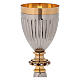 Travelling chalice and ciborium of 24K gold plated brass s3