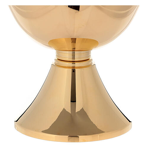 Cálice para concelebração 750 ml latão dourado 24 K estilo simples 17,5 cm 3
