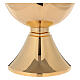 Cálice para concelebração 750 ml latão dourado 24 K estilo simples 17,5 cm s3
