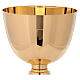 Chalice Concelebration 24-karat gold plated brass simple base 750 ml s2