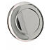 Patena stile romanico ottone argentato incisa Monaci Betlemme 18 cm s4
