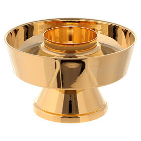 Intinction set of gold-plated brass 15 cm