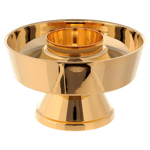 Intinction set of gold-plated brass 15 cm 1