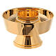 Intinction set of gold-plated brass 15 cm s1