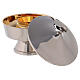 Pisside ottone dorato 24k due specie convertibile 15 cm s3