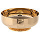 Bowl patn 16 cm polished 24k gold plated brass s1