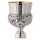 Malina chalice Mary Joseph and the Sacred Heart, silver-plated brass s2