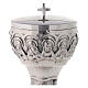 Molina ciborium with Last Supper bas-relief, silver-plated brass s2