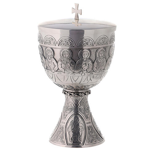 Pyxis von Molina aus Silbermessing, letztes Abendmahl 5