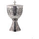Molina ciborium with Last Supper and Evangelists, silver-plated brass s4