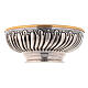Silver-plated paten, decorated sub-cup, 14 cm s2