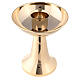 Intinction set of gold plated brass h 20 cm s3