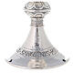 Calice Molina ottone argentato interno dorato stile romantico 20 cm s5