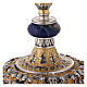 Chalice decorated with angels, gold plated 925 silver and lapis lazuli s8