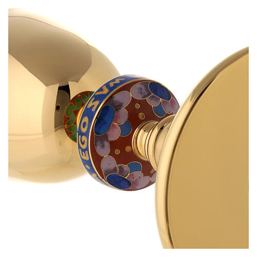 Cálice e píxide nó esmaltado colorido 7