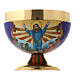 Offertory paten Death Resurrection of Jesus Christ enamel s4