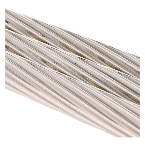 Báculo Lava-pés latão bicolor moldado 11