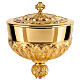 Copón Molina celebración dorado estilo románico 500 hostias s2