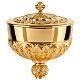 Pisside Molina concelebrazione romanico argento 925 diametro 16,5 cm s2
