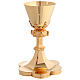 Cáliz Molina estilo gótico plata 925 dorado diámetro 10 cm s3