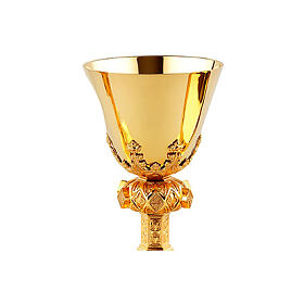 Chalice Molina 925 silver gilded gothic style diameter 10 cm