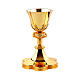 Chalice Molina 925 silver gilded gothic style diameter 10 cm s1