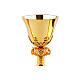 Chalice Molina 925 silver gilded gothic style diameter 10 cm s2