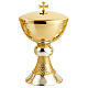 Chalice ciborium and paten by Molina, hammered gold and silver-plated brass s4