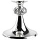 Chalice, ciborium, paten, Molina silver-plated smooth brass with historiated knot s5