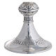 Calice pisside coppa argento Molina HOC EST ENIM CORPUS MEUM romanico s7