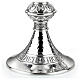 Calice pisside Molina tutto argento 925 romanico martellato s3