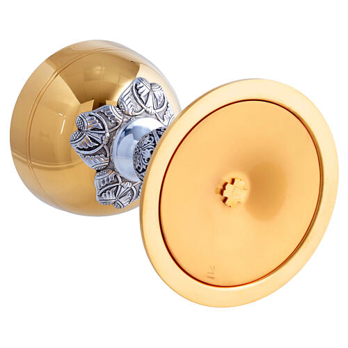 Calice Pisside Molina classico ottone due specie diametro 12 cm 8