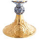 Chalice Ciborium Molina classic brass two-tone diameter 12 cm s5