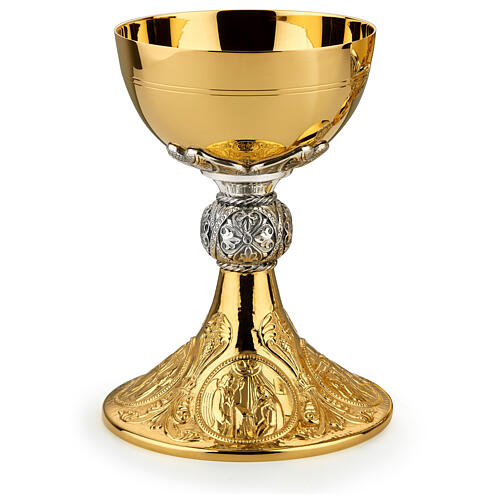 Calice pisside Molina classico argento 925 due specie diametro 12 cm 1