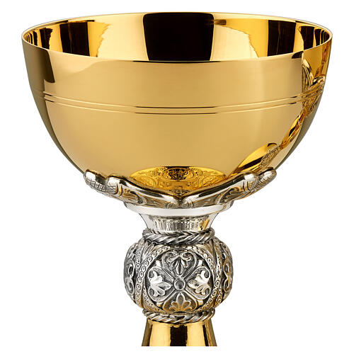 Calice pisside Molina classico argento 925 due specie diametro 12 cm 2