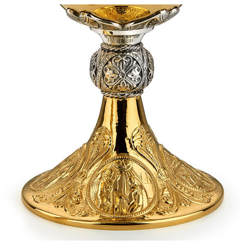 Calice pisside Molina classico argento 925 due specie diametro 12 cm 4