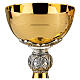 Calice pisside Molina classico argento 925 due specie diametro 12 cm s2