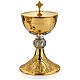 Calice pisside Molina classico argento 925 due specie diametro 12 cm s3