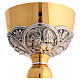 Molina chalice and ciborium with four Evangelists, classic style, 925 silver cup s6