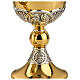 Molina chalice and ciborium with four Evangelists, classic style, 925 silver cup s4