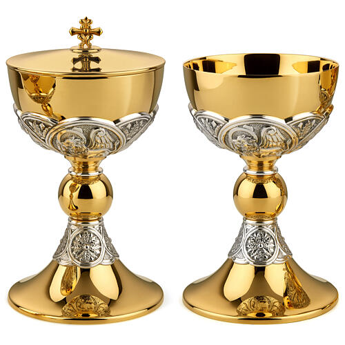 Calice ciboire Molina 4 Évangélistes collection classique coupe argent 925 1