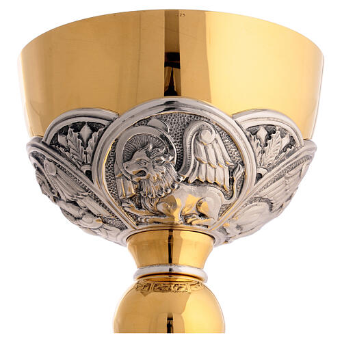 Calice ciboire Molina 4 Évangélistes collection classique coupe argent 925 4